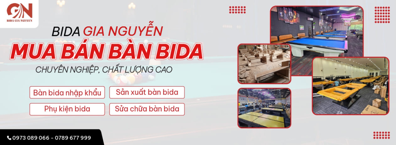 Slider Tháng 1 - Bida Gia Nguyễn